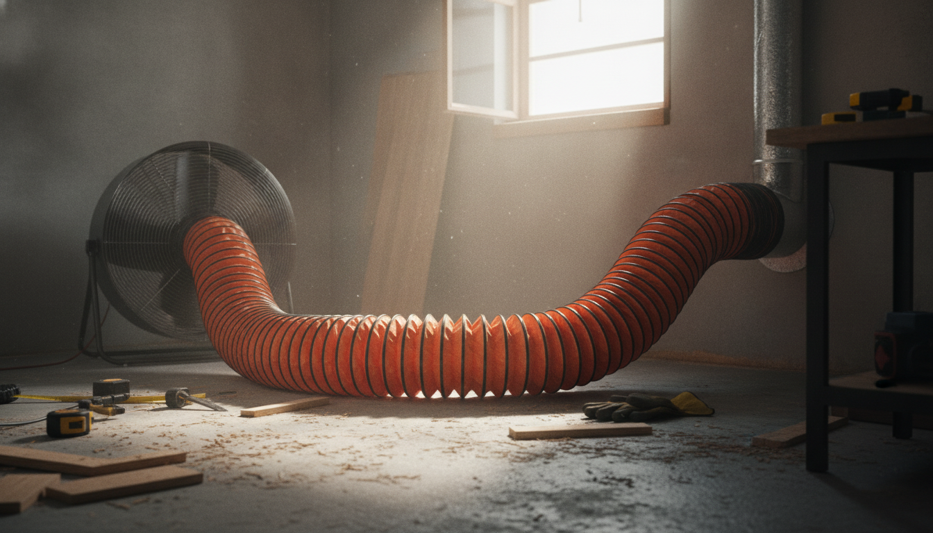 32ft PVC Flexible Duct for 12-Inch Exhaust Fans
