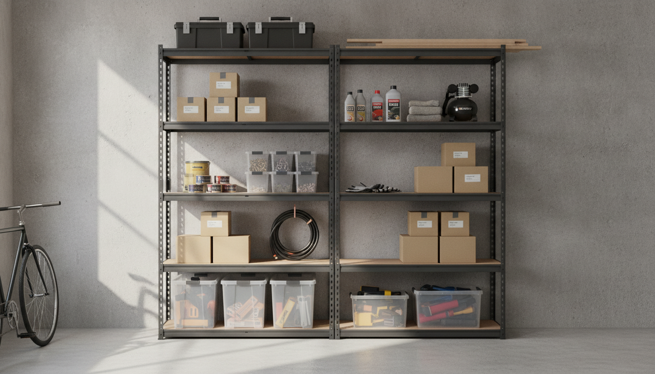 5-Tier Metal Shelving Unit: Heavy-Duty Storage Guide