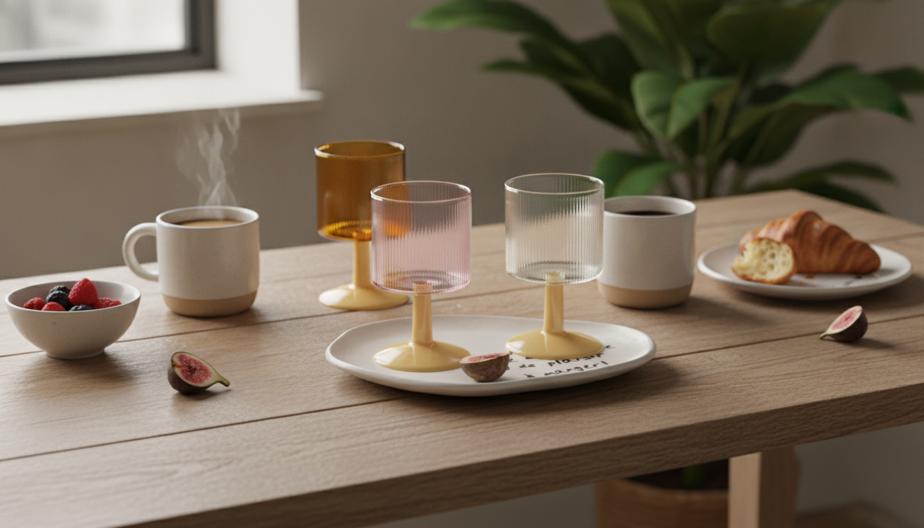 One Handmade Glass for Coffee, Wine & Champagne