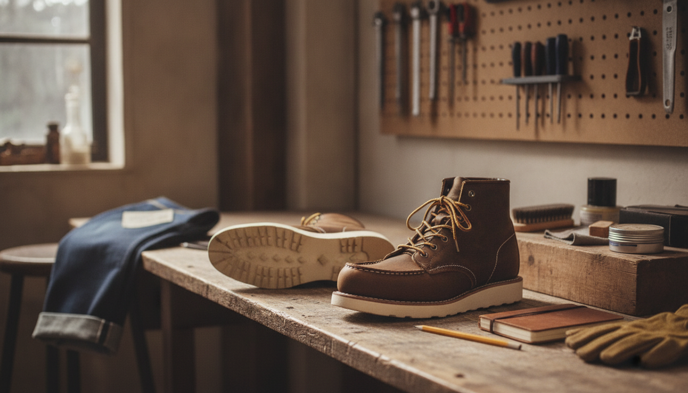Men’s Vintage Leather Work Boots: Fit, Grip & Care