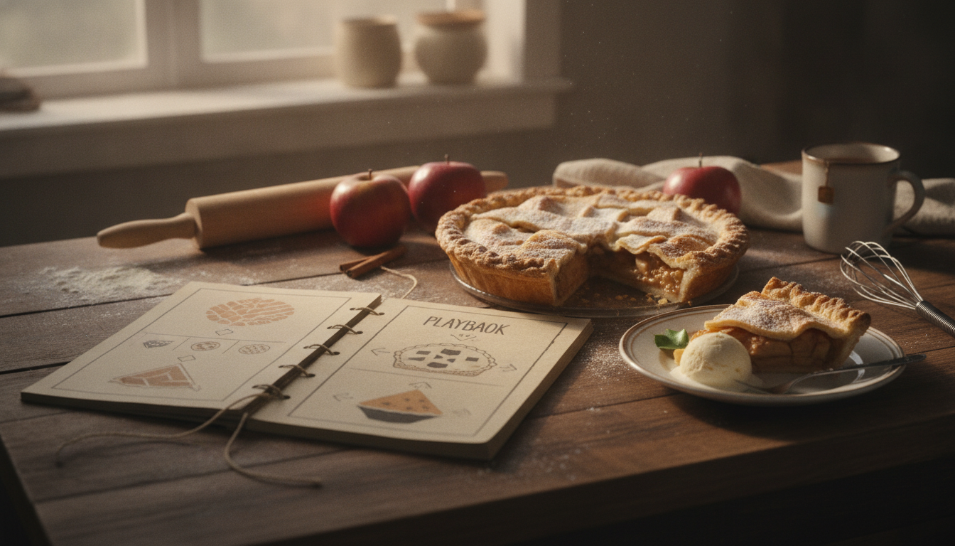 Printable Apple Pie Playbook for Flaky Crust & Clean Slices