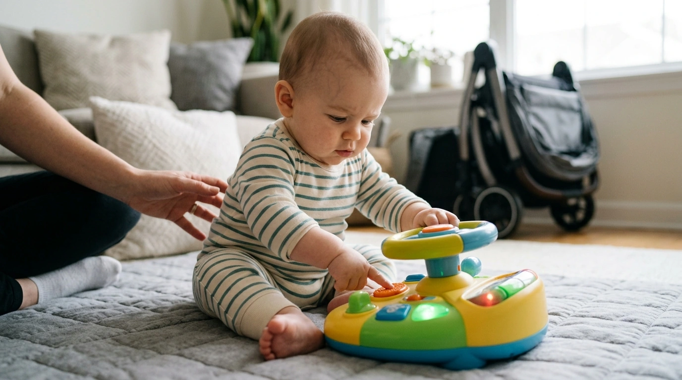 Interactive Baby Steering Wheel Toy: Play & Learn Fun