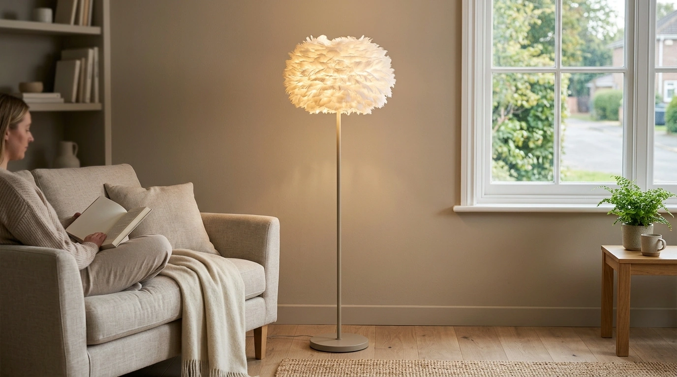Nordic Feather Floor Lamp Guide: Soft, Modern Glow