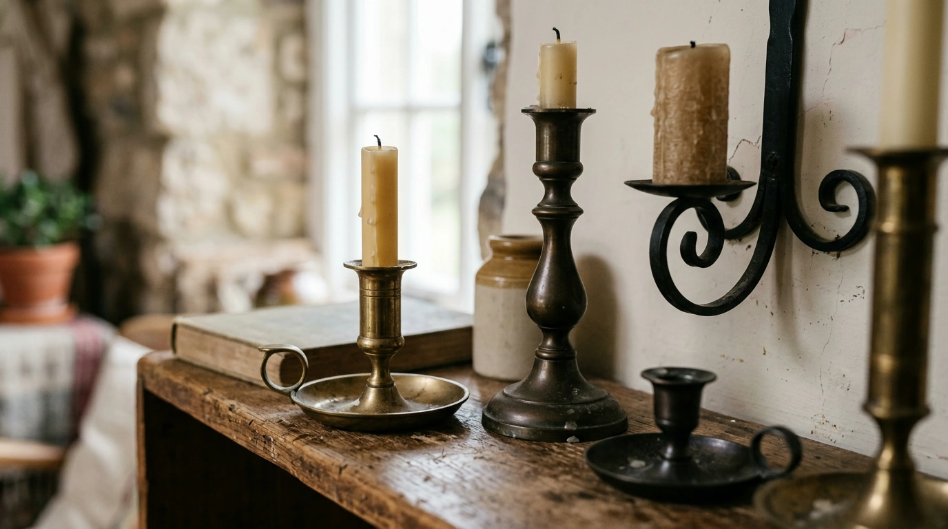 Vintage Candle Holder Names: Candlestick, Sconce & More