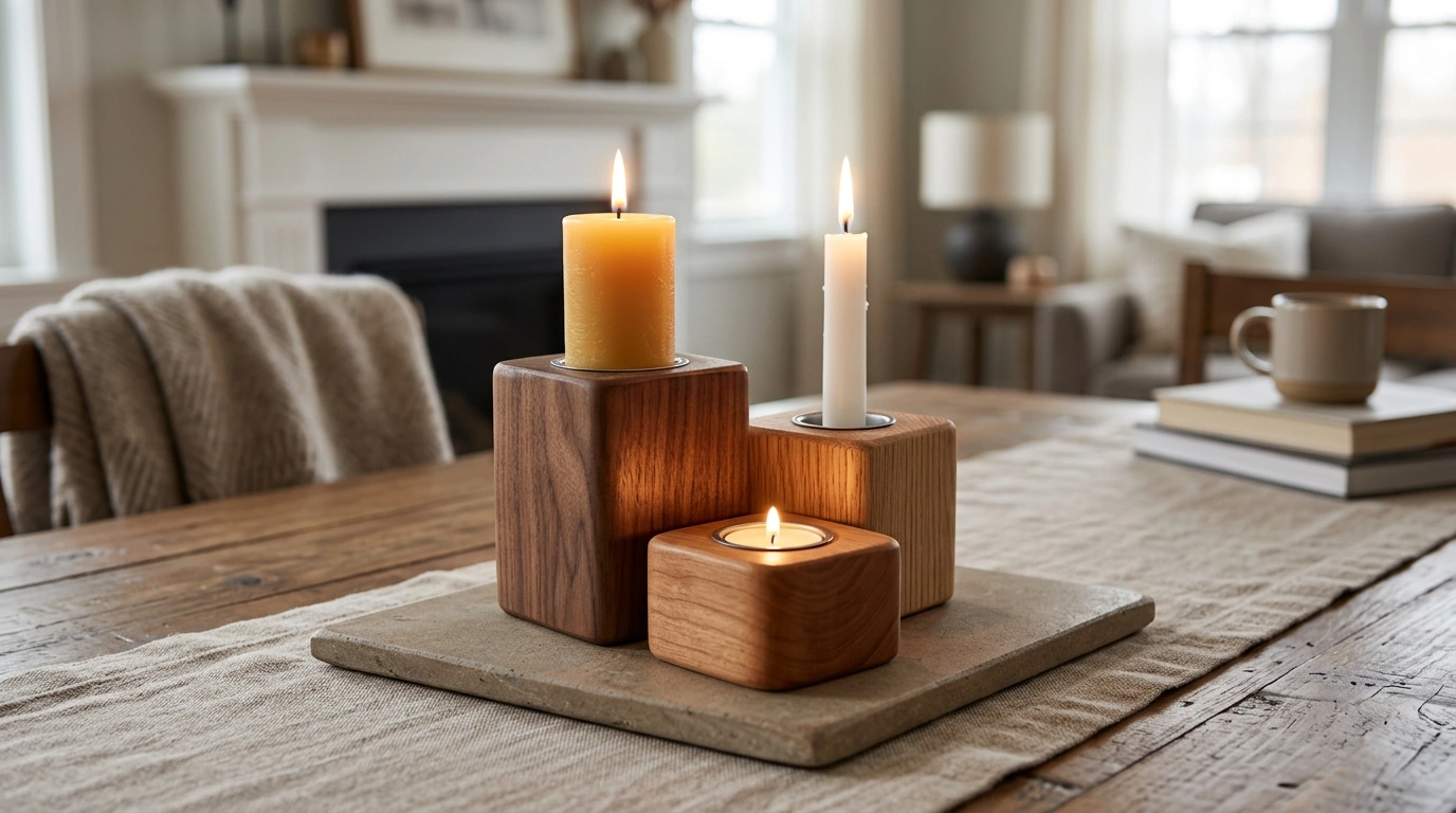 Best Wood for Candle Holders: Top Hardwoods & Safety