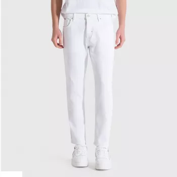 Antony Morato White Cotton Jeans: Spring/Summer Style