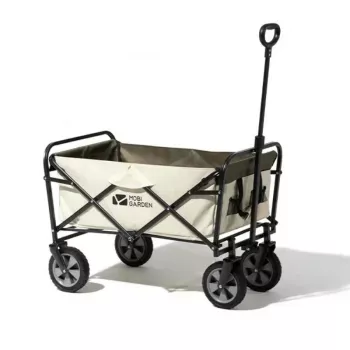 Portable Folding Utility Wagon for Camping & Beach Gear